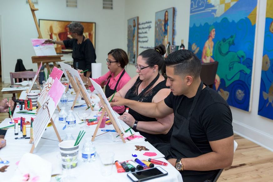 Sip and Paint at Lord & Andra Gallery