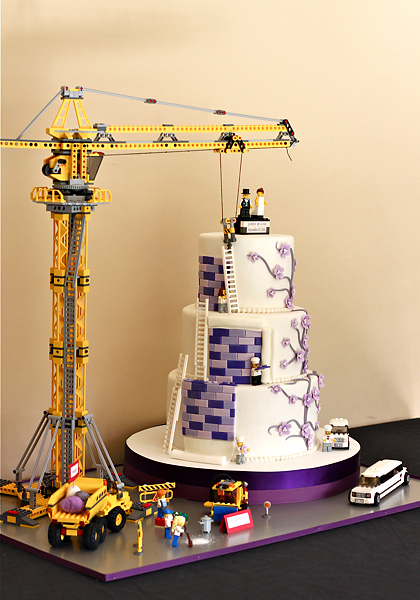 construction cake