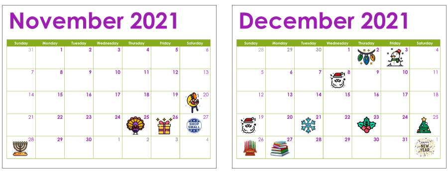 holiday calendar