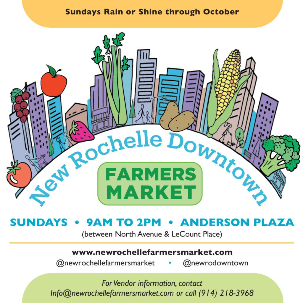 New Rochelle Farmers Market in Downtown at Anderson Plaza