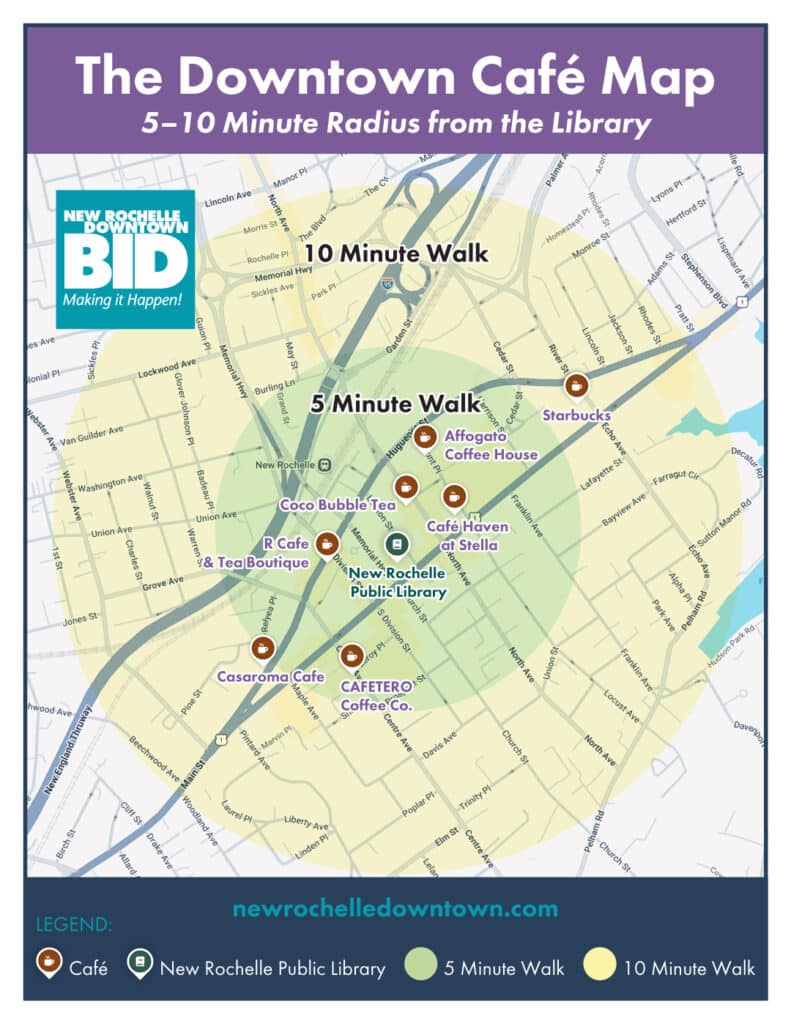 Downtown Cafe Map